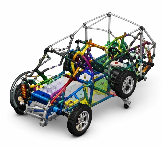 Automotive Vehicle Packaging CAD Model