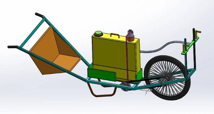 Agricultural Spray System 3D CAD Model