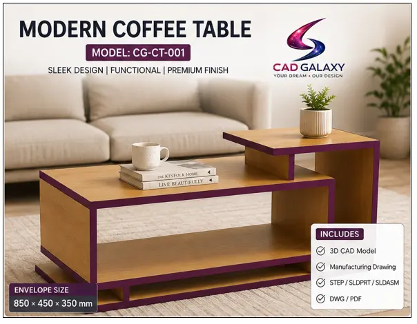 [CG-CT-001] Modern Coffee Table